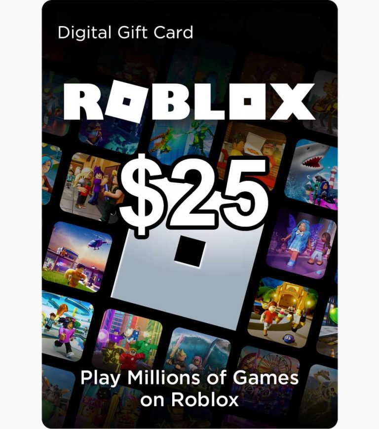 25 Roblox Gift Card (GLOBAL) GiftChill.co.uk